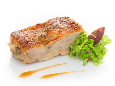 Lingote de Ave Trufado y Confitado