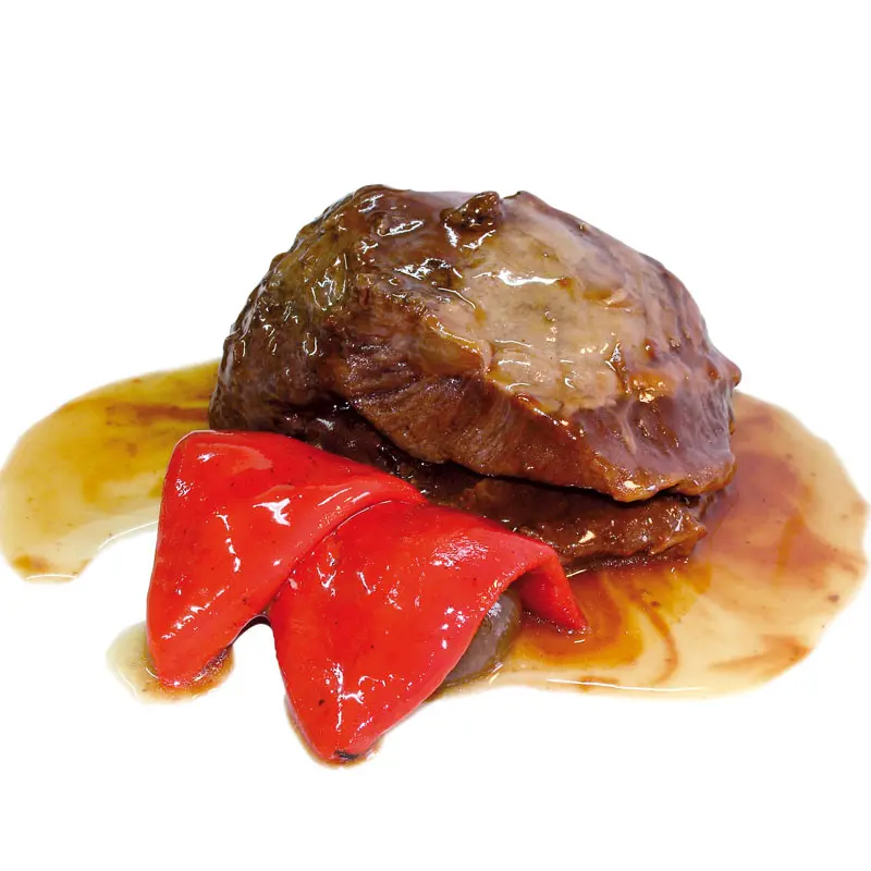Veal chek cooked in its sauce image by euroambrosias